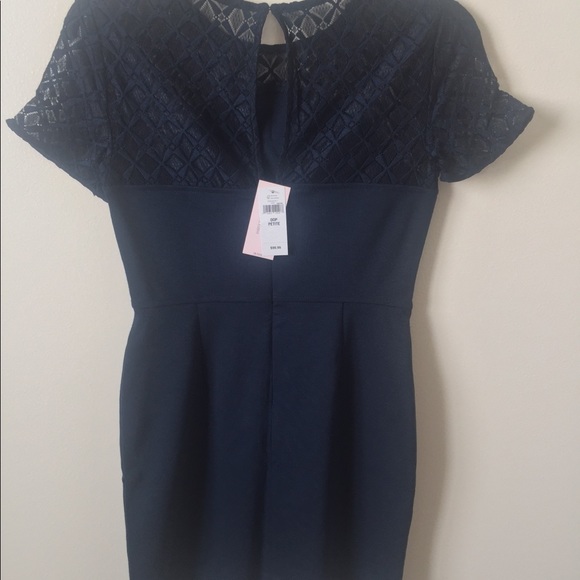 NWT Banana Republic Navy Dress 00P - Picture 7 of 7